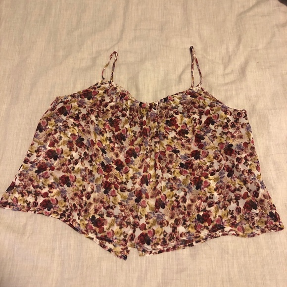 Tobi Tops - Floral, flowy tank top Tobi Tops - Floral, flowy tank top